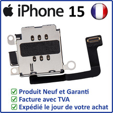 LECTEUR CARTE SIM CONNECTEUR TIROIR INTERNE POUR IPHONE 15