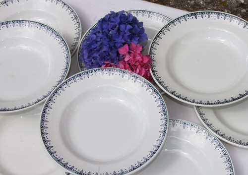 Lot assiettes creuses - 8,