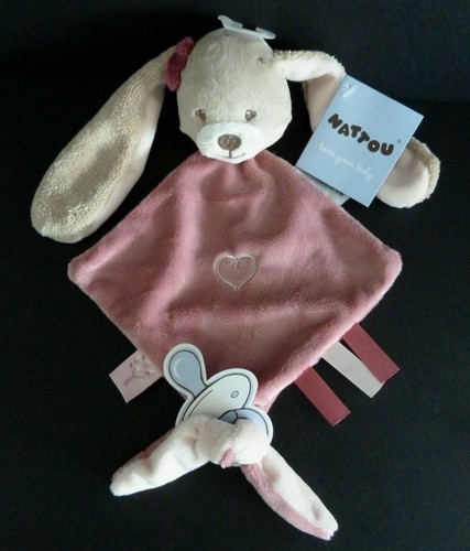 Doudou plat nattou lapin - plat,