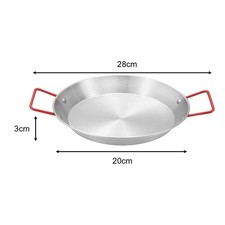 Plat de service poêle à
