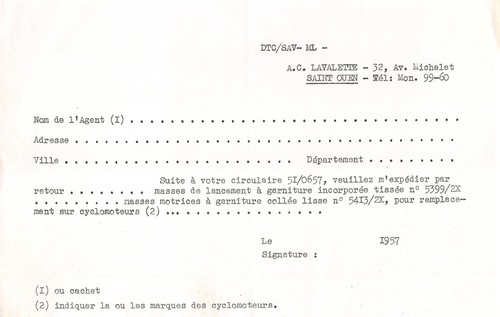 1957 lavalette saint - lavalette, a