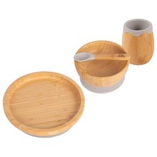 4pc Tiny Dining Gris Rond
