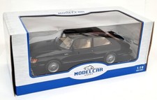 SAAB 900 TURBO 1981 BLACK MCG 18338 1:18 BEIGE INTERIOR LHD NOIR mcg18338