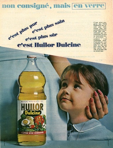 Publicité ancienne huile