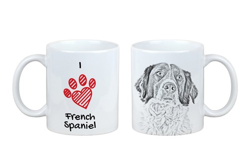 épagneul français tasse avec - Épagneul,