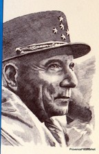 MARÉCHAL DE LATTRE  FRANCE 1989 Document Philatélique Officiel  3989