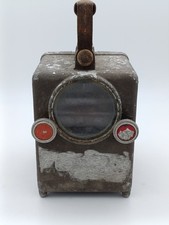 Ancienne lampe de cheminot SNCF avec pile Wonder vintage France années 1950-70