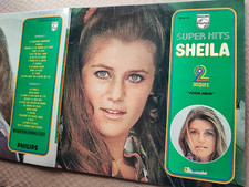 SHEILA - SUPER HITS - " Adios Amor " 2 X LP - / EX