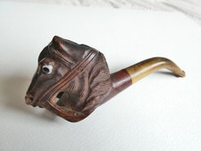 Pipe ancienne  MOKIN  " Tête de cheval " .
