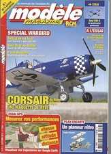 MODELE MAG N°733 PLAN : PLANEUR RETRO / CORSAIR / GAUI 500-X / HELLCAT ART TECH