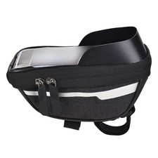 Sacoche de guidon de v??lo compact ??tanche avec poche tactile s??curis??e 5 pou