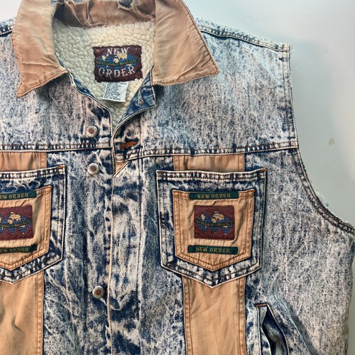 Vtg new order - men's, vest