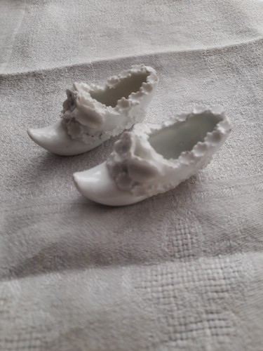 Paire petits sabots porcelaine - petits,