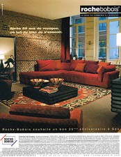PUBLICITE ADVERTISING 065  2004  ROCHE & BOBOIS   meubles collection LES VOYAGES