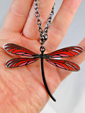 Bijou de Sac Porte-Clé LALIQUE Libellule Canon de Fusil Emaillée Porte-Bonheur