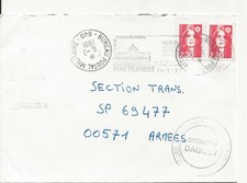 OPERATION DAGUET - ENVELOPPE AVEC CACHET DE L'OPERATION