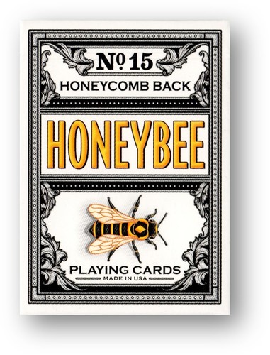 Honeybee jouer cartes noir - honeybee,