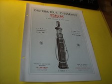 DEPLIANT D EPOQUE POMPE A