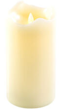 Bougie en cire véritable avec flamme LED mobile, 90 x 180 mm, taille L - Brites