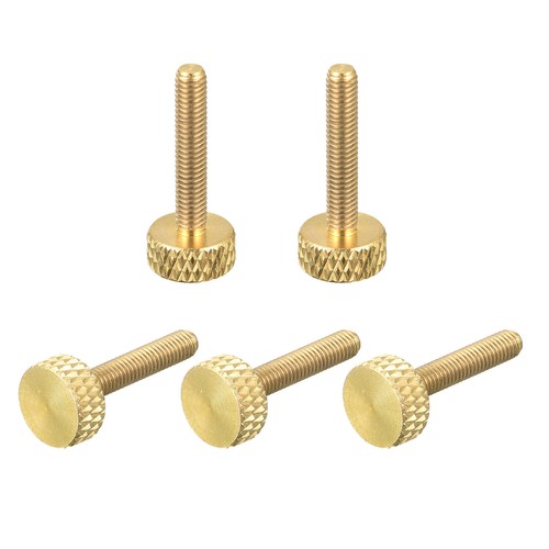 5pcs laiton bouton moleté - 5pcs,