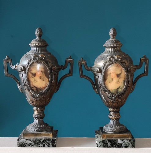 Paire vases cassolette - vases,