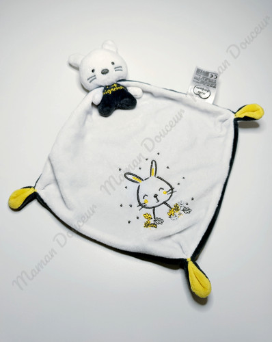 Doudou plat lapin - doudou, cape