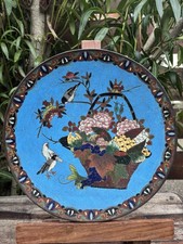 Plat Émaux Cloisonnés Oiseau