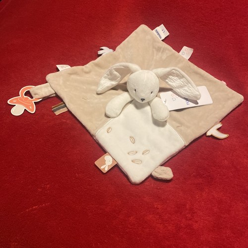 Doudou plat lapin - plat,