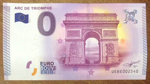2015 arc triomphe billet - 2015,