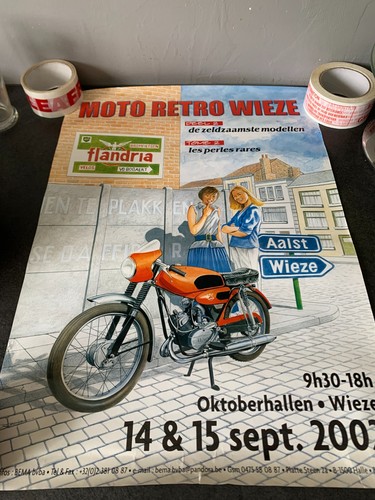 Affiche bourse expo flandria - bourse,
