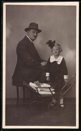 Carte postale photo homme - , avec