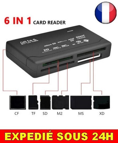 Lecteur carte usb - carte, sd
