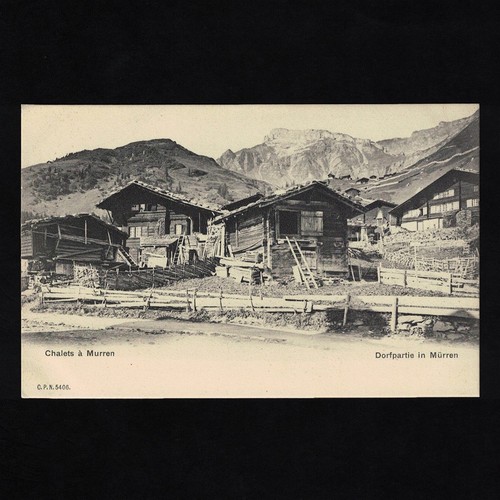 Cpa suisse chalets à murren - /,