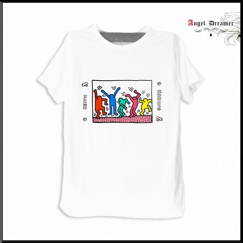 Tee shirt keith haring - tee-shirt,