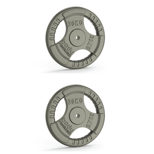 Paire disques 20kg chrome - disques,