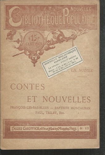 Contes nouvelles charles - contes, nouvelles.