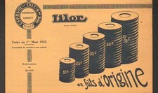 PARIS (XIX°) USINE de CARBURE de CALCIUM en FUT LILOR "LIOTARD" Tract en 1932