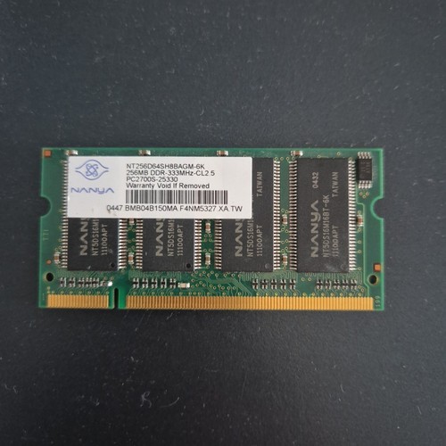 Barrette mémoire 256mo ram - mémoire,