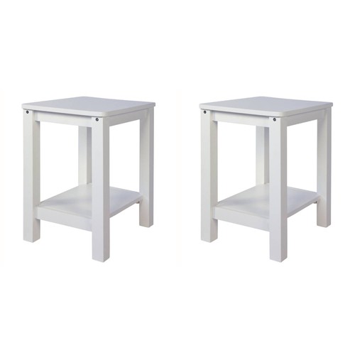 Tabouret bois pouf set 2 - tabouret,