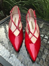 Zara RED Sandals Mule Shoes