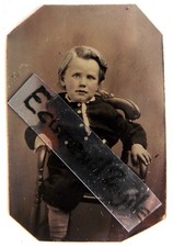 FERROTYPE photo 1/9 enfant