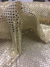 Tissu poly paillettes