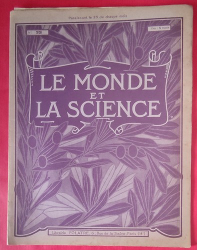 Revue monde la science - revue,