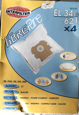 4 sacs aspirateur ELECTROLUX TORNADO VOLTA PROGRESS INTERFILTER 621 EL34F