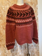 Pull Norvégien Jacquard Fait