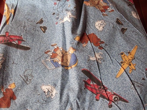 Coupon tissu tintin 70 - ", "