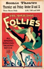 FOLLIES CABARET Rtjg - POSTER