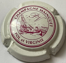Capsule de Champagne MAINGUET (1. blanc et bordeaux)