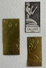 Lot De 3 étiquettes anciennes