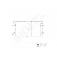 Pour Chrysler Pacifica 4.0 AWD Condensateur de Clim